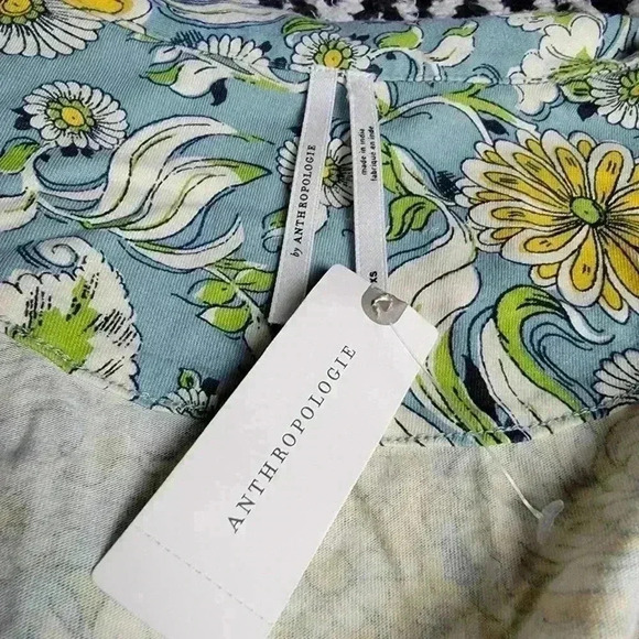 NWT Anthropologie Oversized 70s Floral Paisley Button Down - XS - Picture 7 of 7